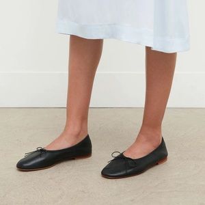 Mansur Gavriel Dream Ballet flats sz 38 black